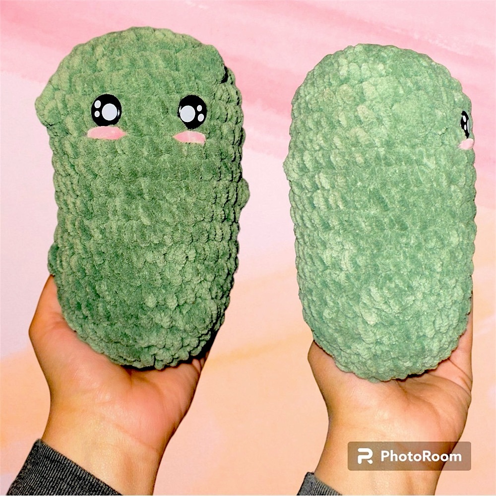 Emotional support crochet Pickle !